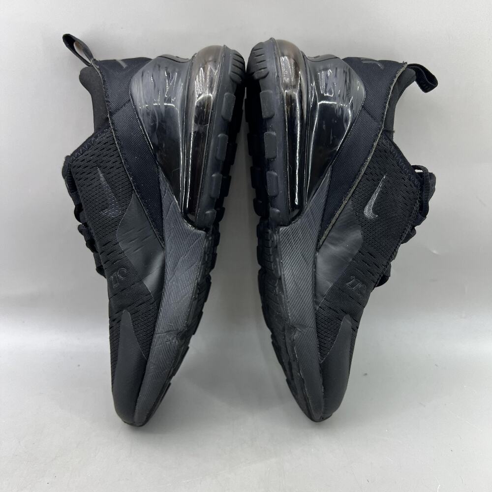 Nike Air Max 270 Running Shoes Women Size 8 Black Mesh Comfort Low Top Sneakers - Picture 6 of 9